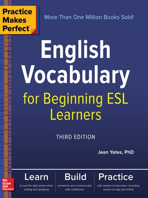 cover image of English Vocabulary for Beginning ESL Learners